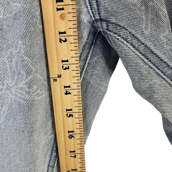 Pacsun NWT Women's Size 27 Light Wash Butterfly Print 90s Boyfriend Jeans - Picture 10 of 11